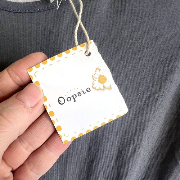 Oopsie Daisy NWT Hi Low Rainbow Swirl Boho Dress Girls Size 10 - Picture 11 of 15